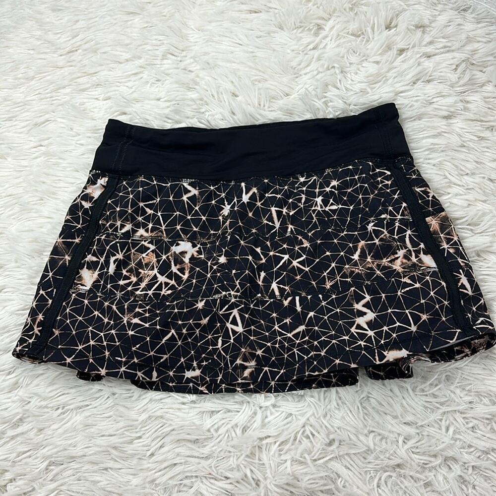 Lululemon Pace Rival Skirt II *4-way Stretch (Regular) Sugar Crush Multi / Black